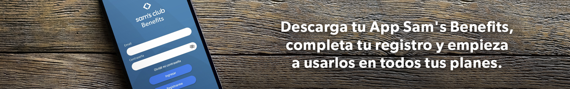 Sam's Club samsclub samsbenefits hazte socio cine viajes hot deals restaurantes educacion ropa accesorio mascotas salud entretenimiento fitness puntos